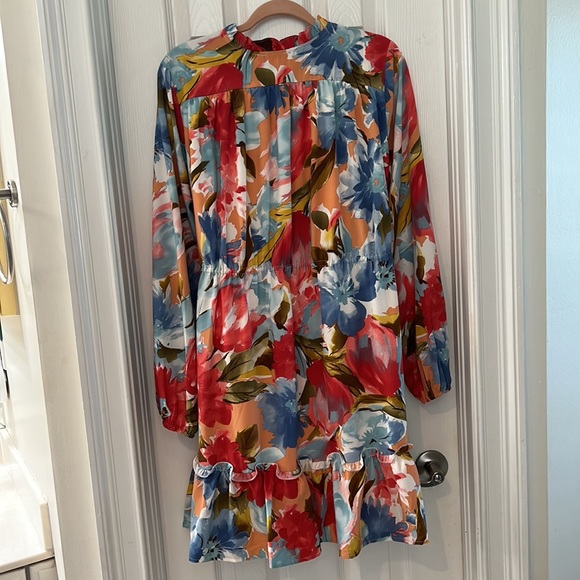 JODIFL Floral Drawstring Dress - Picture 5 of 5